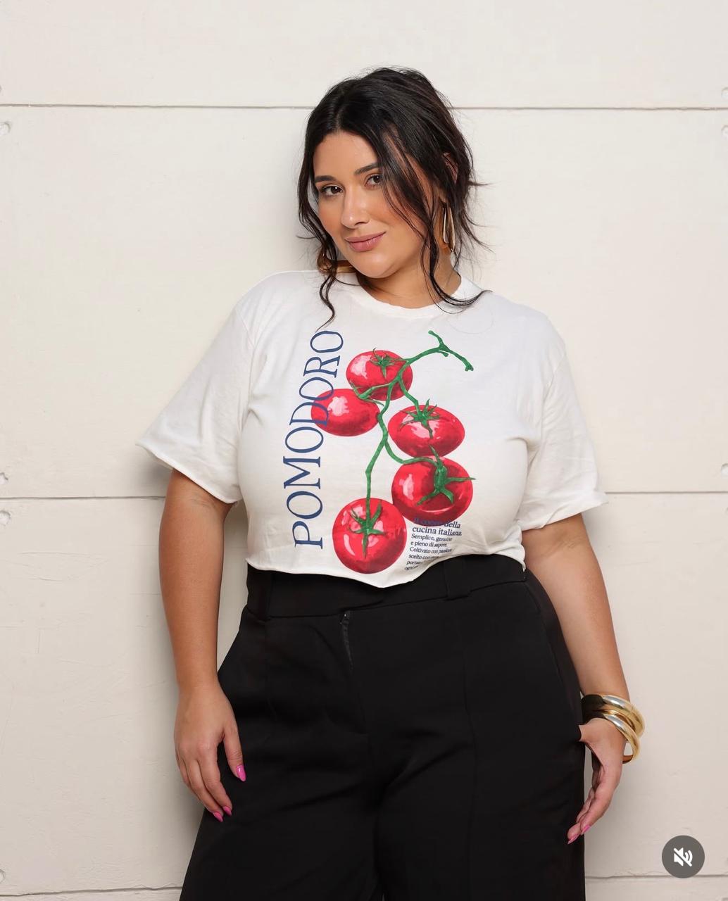 Camiseta Pomodoro off-white