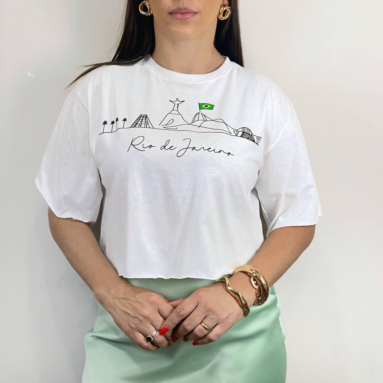 Camiseta Rio de Janeiro branco